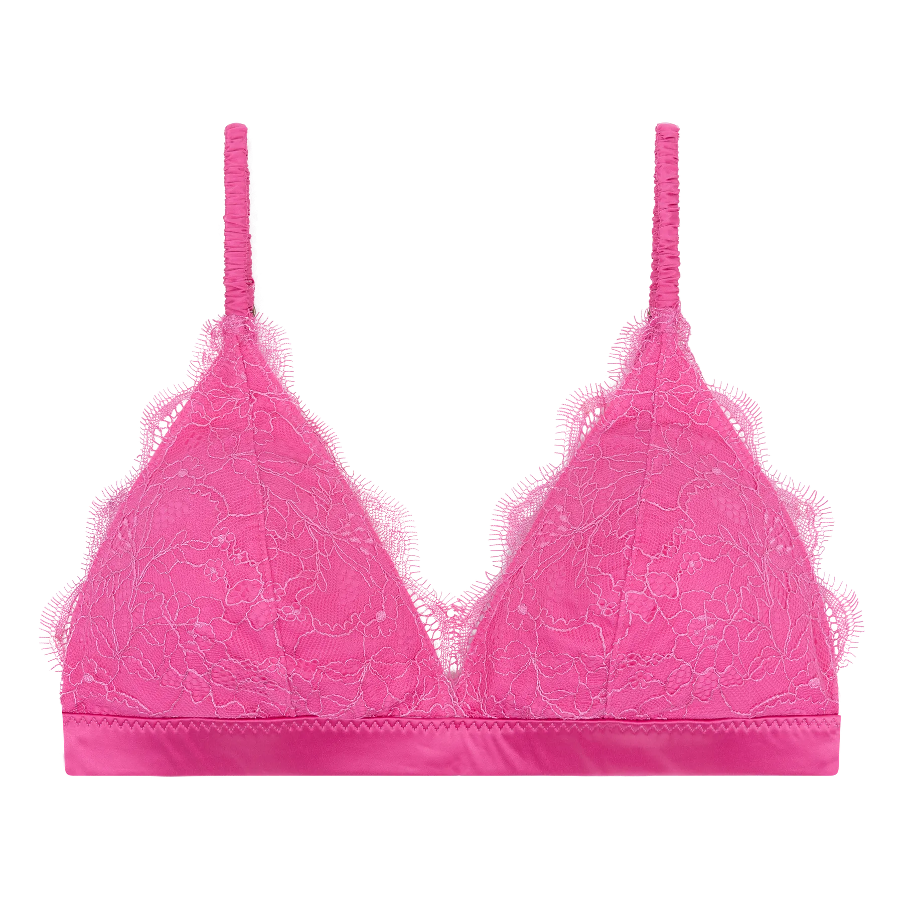 Gwen Pink Lacy Padded Bralette