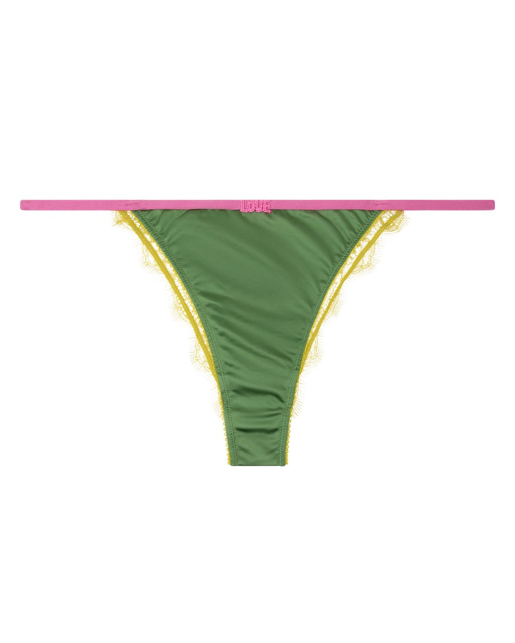 Tanga-Style Green Briefs