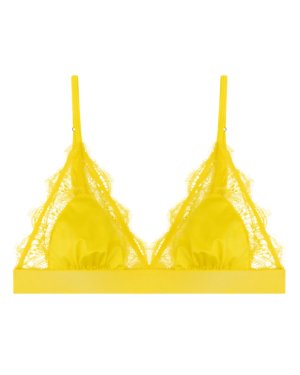 Love Lace Yellow Delicate Bralette