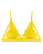 Love Lace Yellow Delicate Bralette