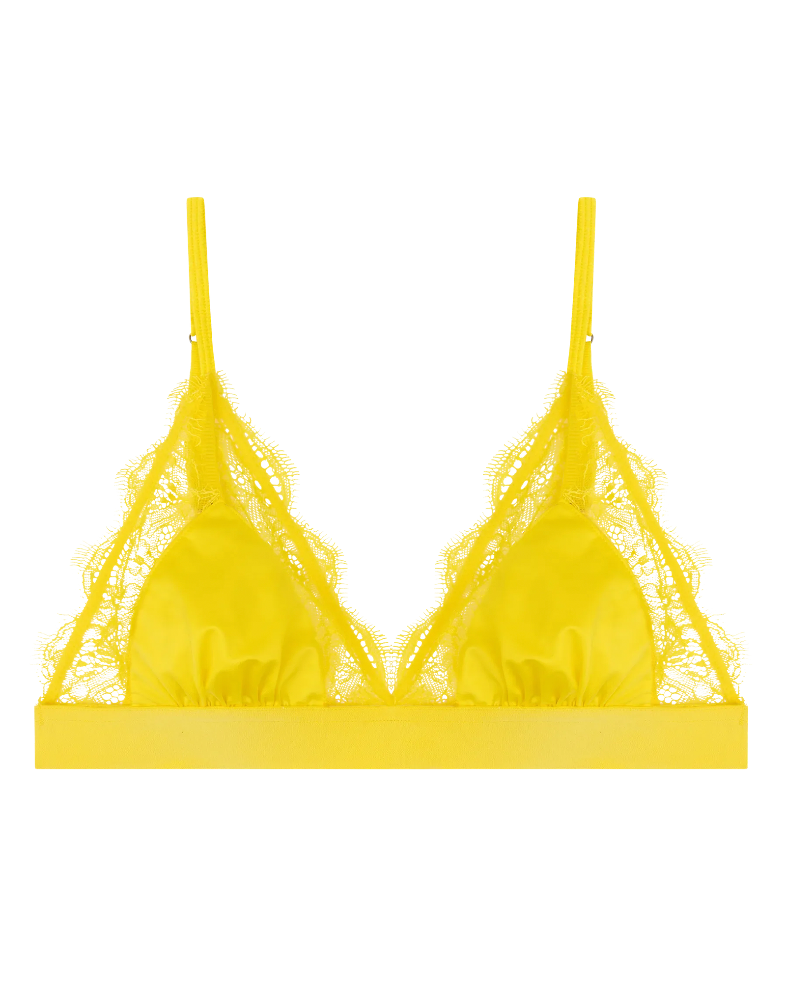 Love Lace Yellow Delicate Bralette