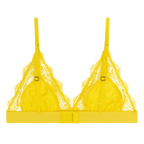 Love Lace Yellow Delicate Bralette