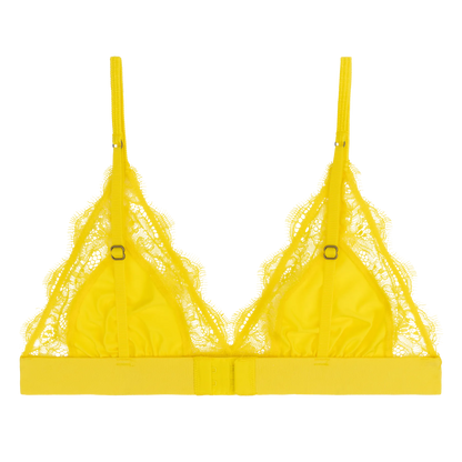 Love Lace Yellow Delicate Bralette