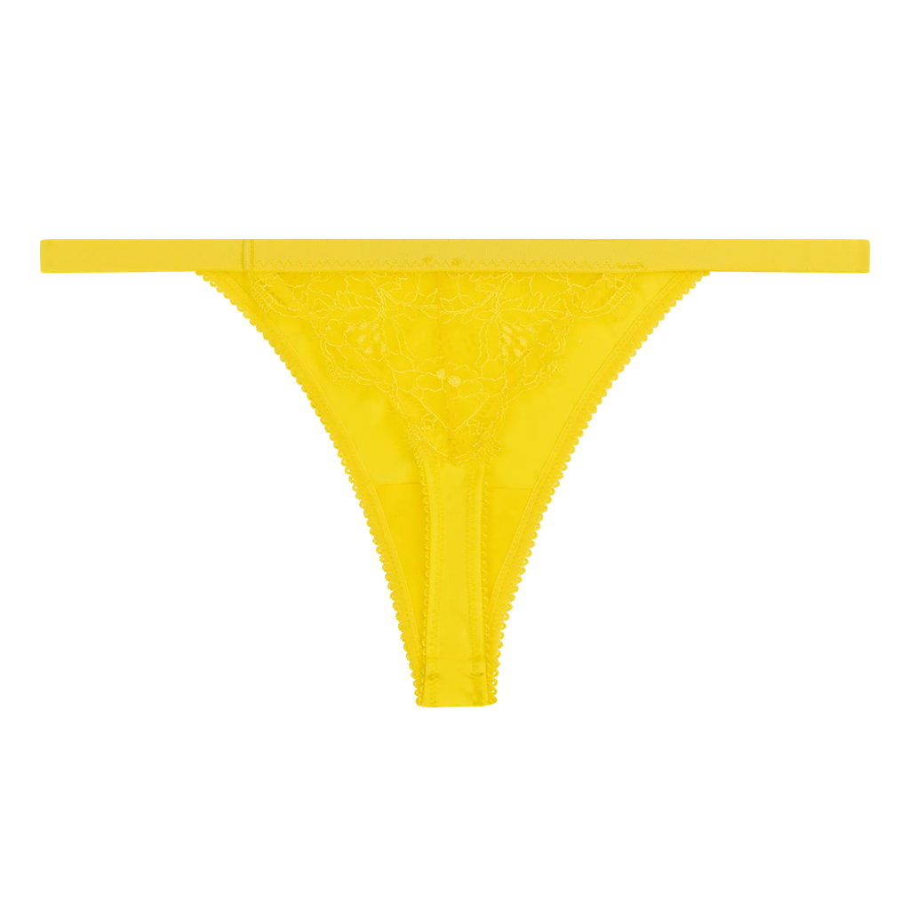 Roomservice Elegant Yellow String Briefs