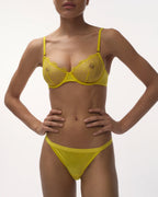 Romeo Delicate Wired Yellow Bra