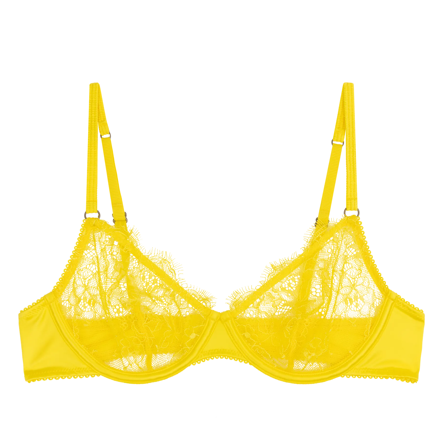 Romeo Delicate Wired Yellow Bra