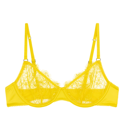 Romeo Delicate Wired Yellow Bra