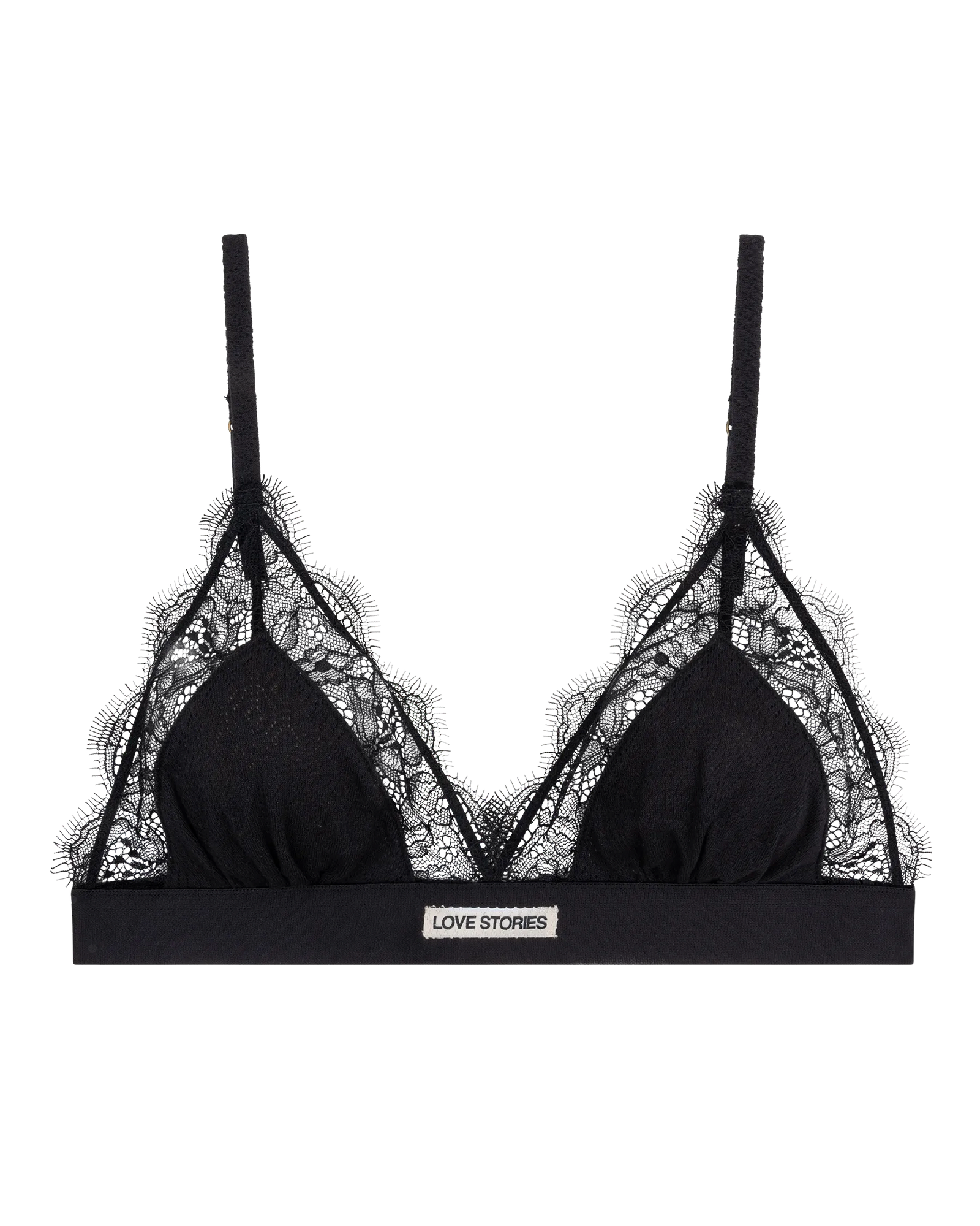 Love Lace Delicate Triangle Bralette