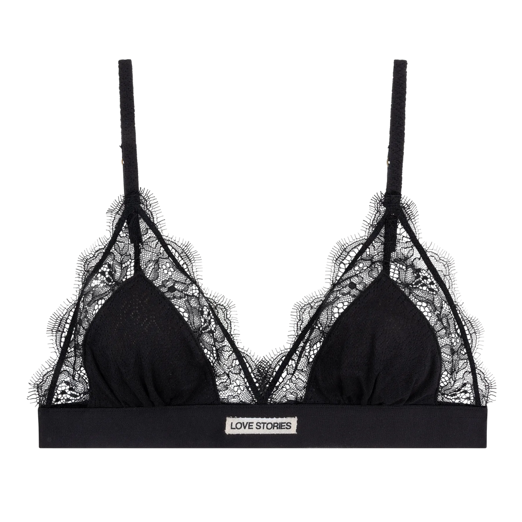 Love Lace Delicate Triangle Bralette