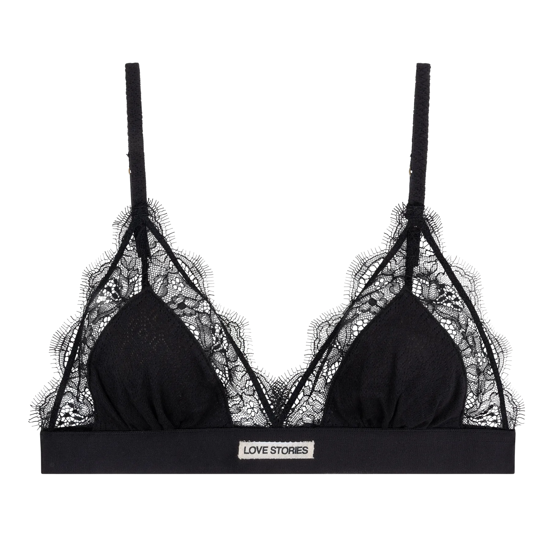 Love Lace Delicate Triangle Bralette