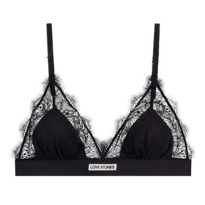 Love Lace Delicate Triangle Bralette