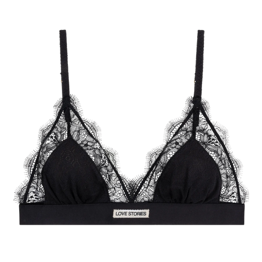 Love Lace Delicate Triangle Bralette