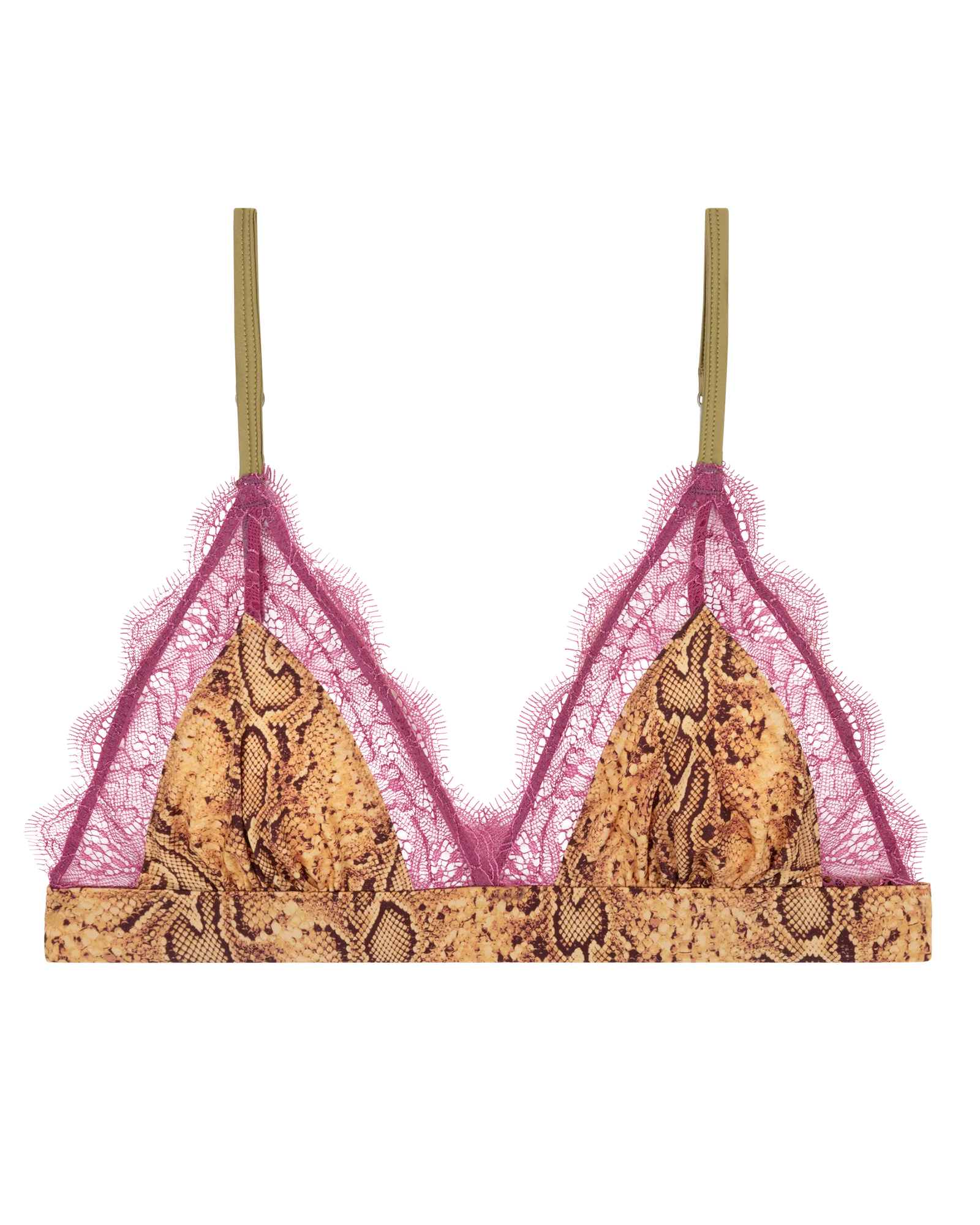 Love Lace Delicate Triangle Bralette