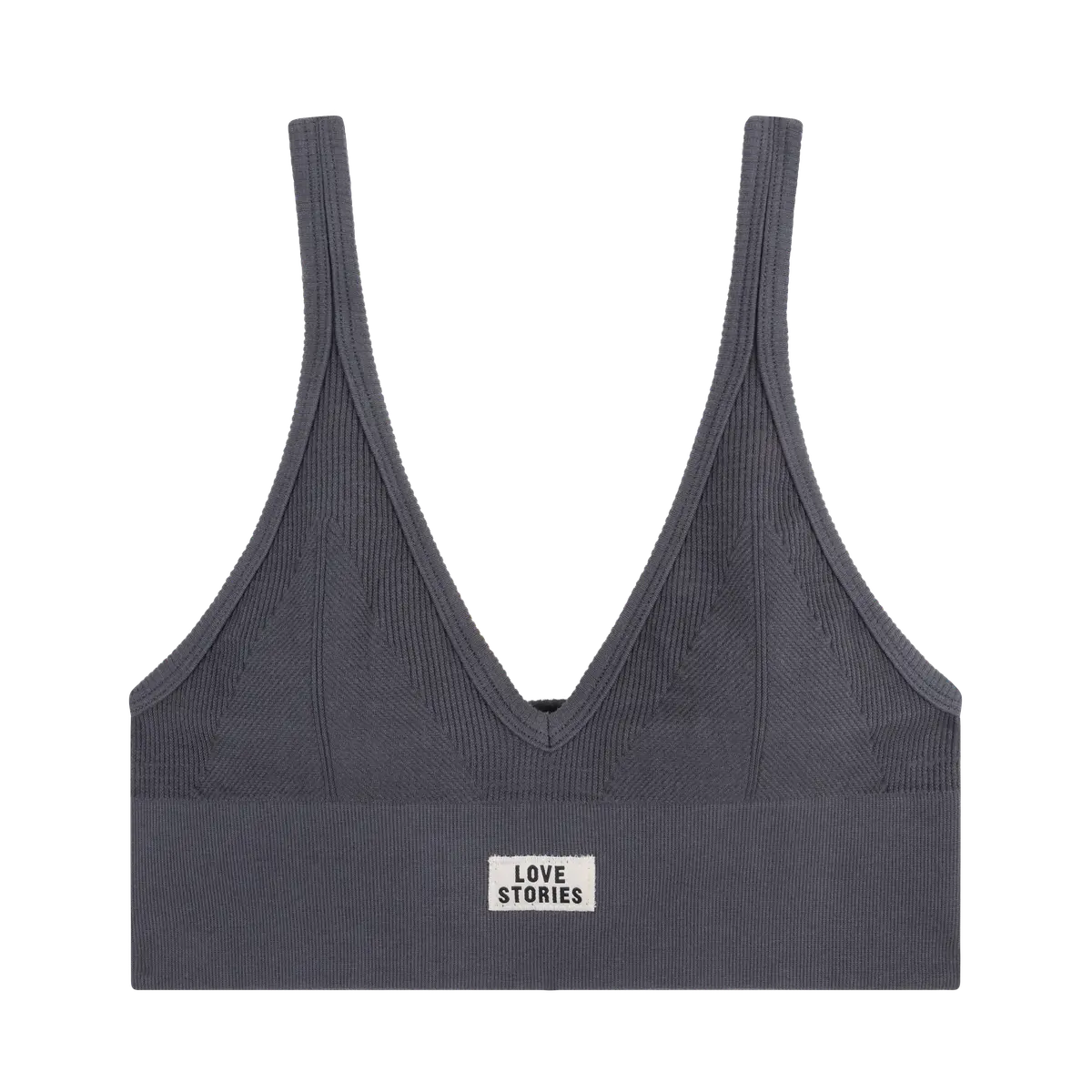 Grey Stylish Sporty Bralette