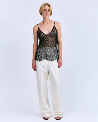 Black Lace Top