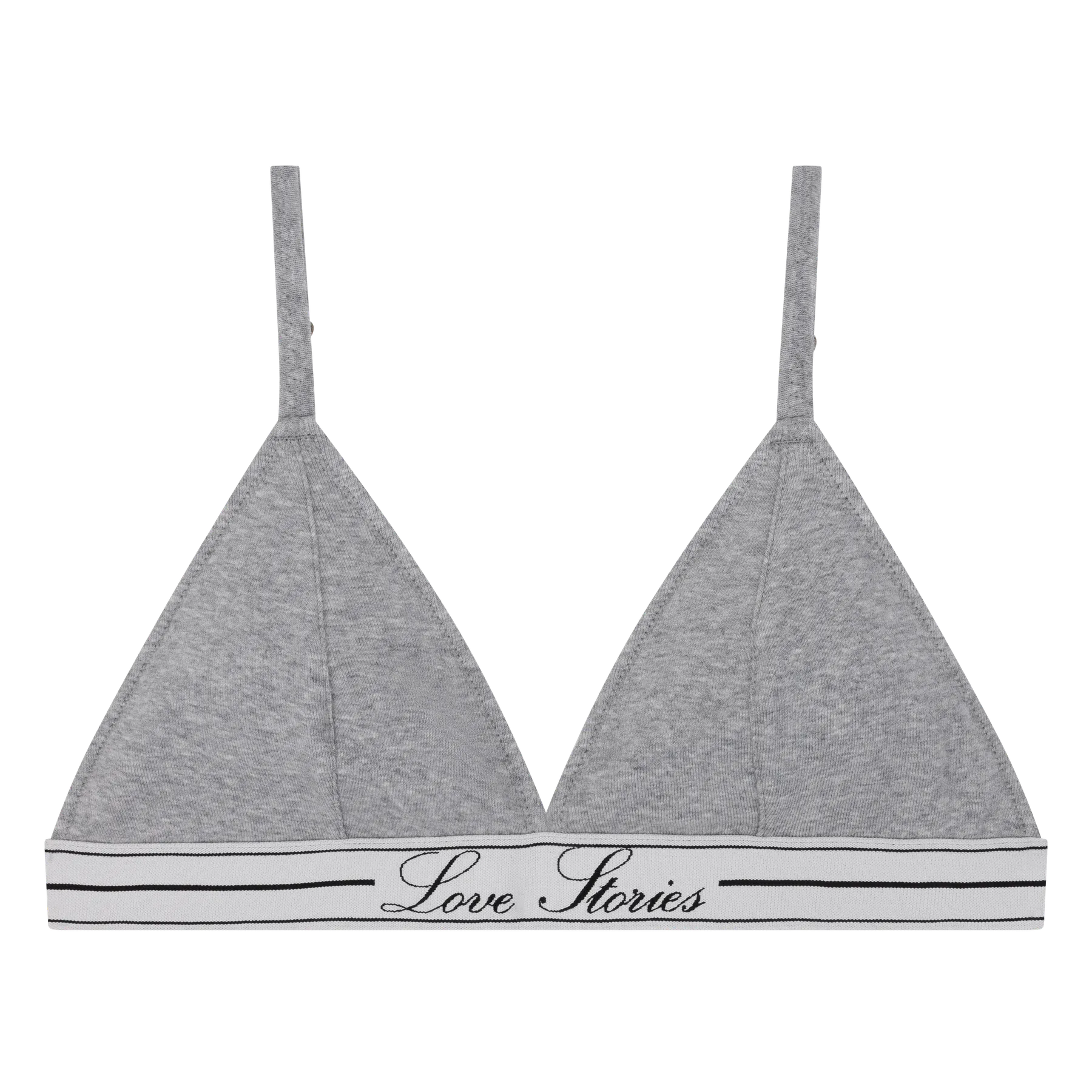 Unpadded Comfy Grey Bralette