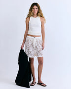 Bridget White Lace Set