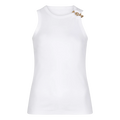 Racerback White Tank Top
