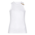 Racerback White Tank Top
