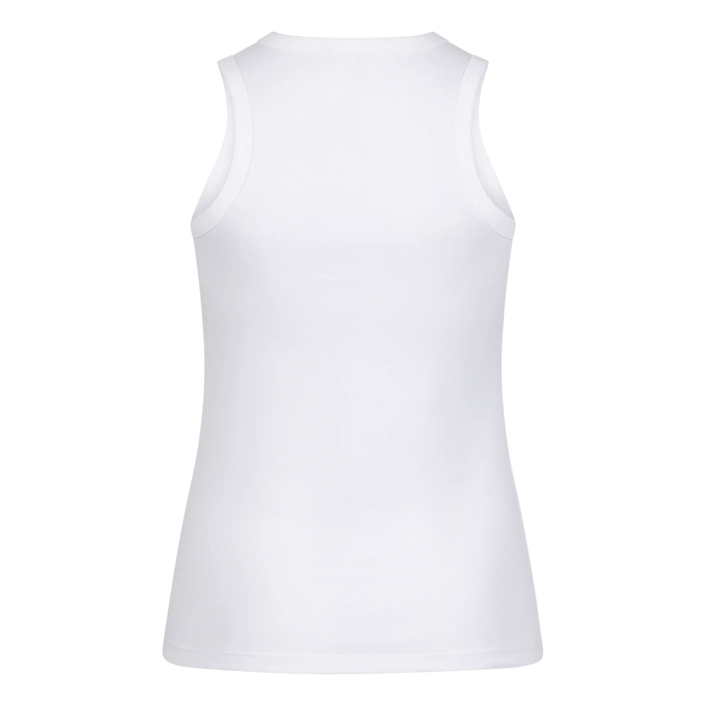 Racerback White Tank Top
