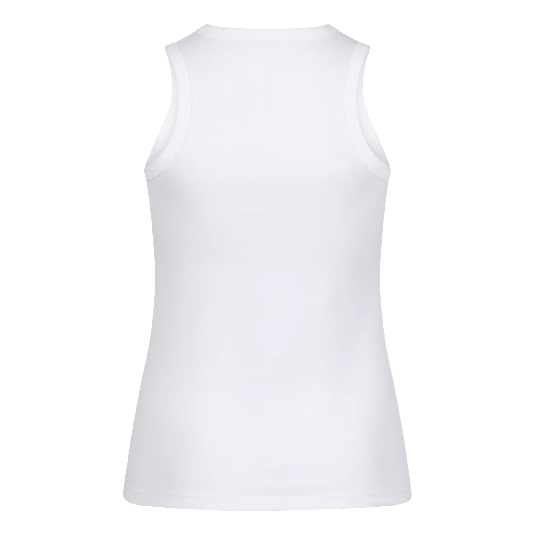 Racerback White Tank Top