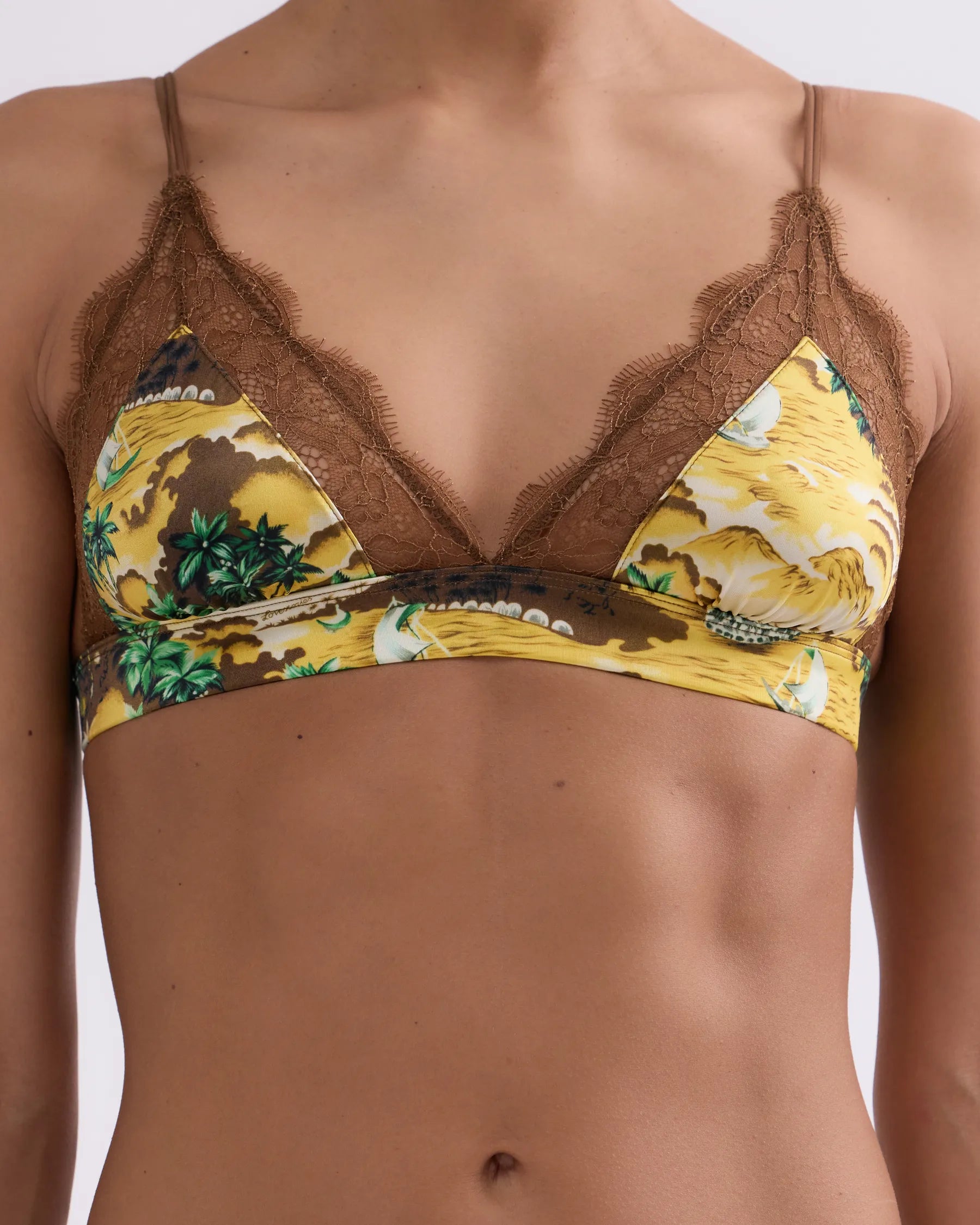 Love Lace Delicate Triangle Bralette