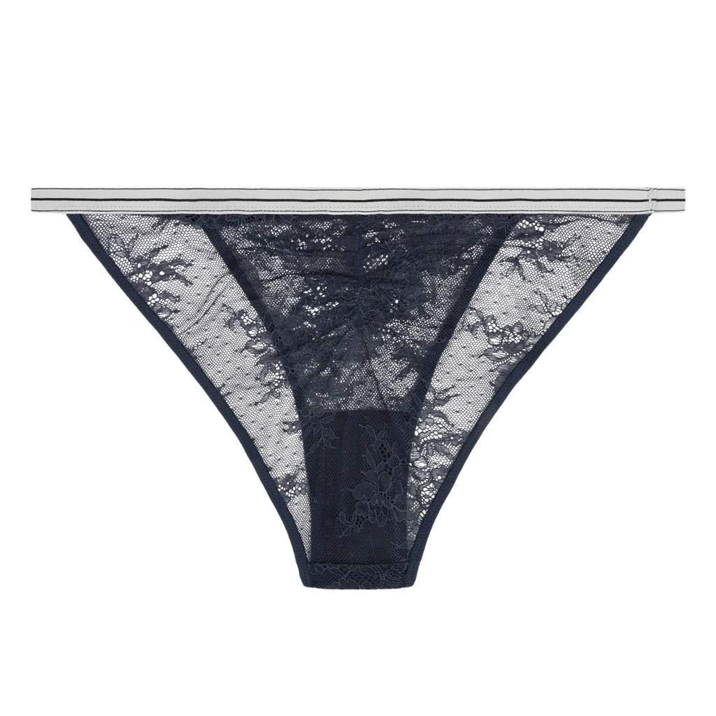 Comfortable Blue Lace Briefs