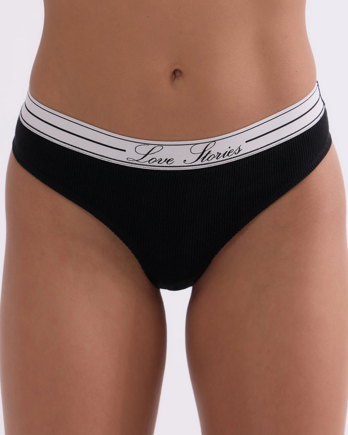 Lima Black Comfy String Briefs