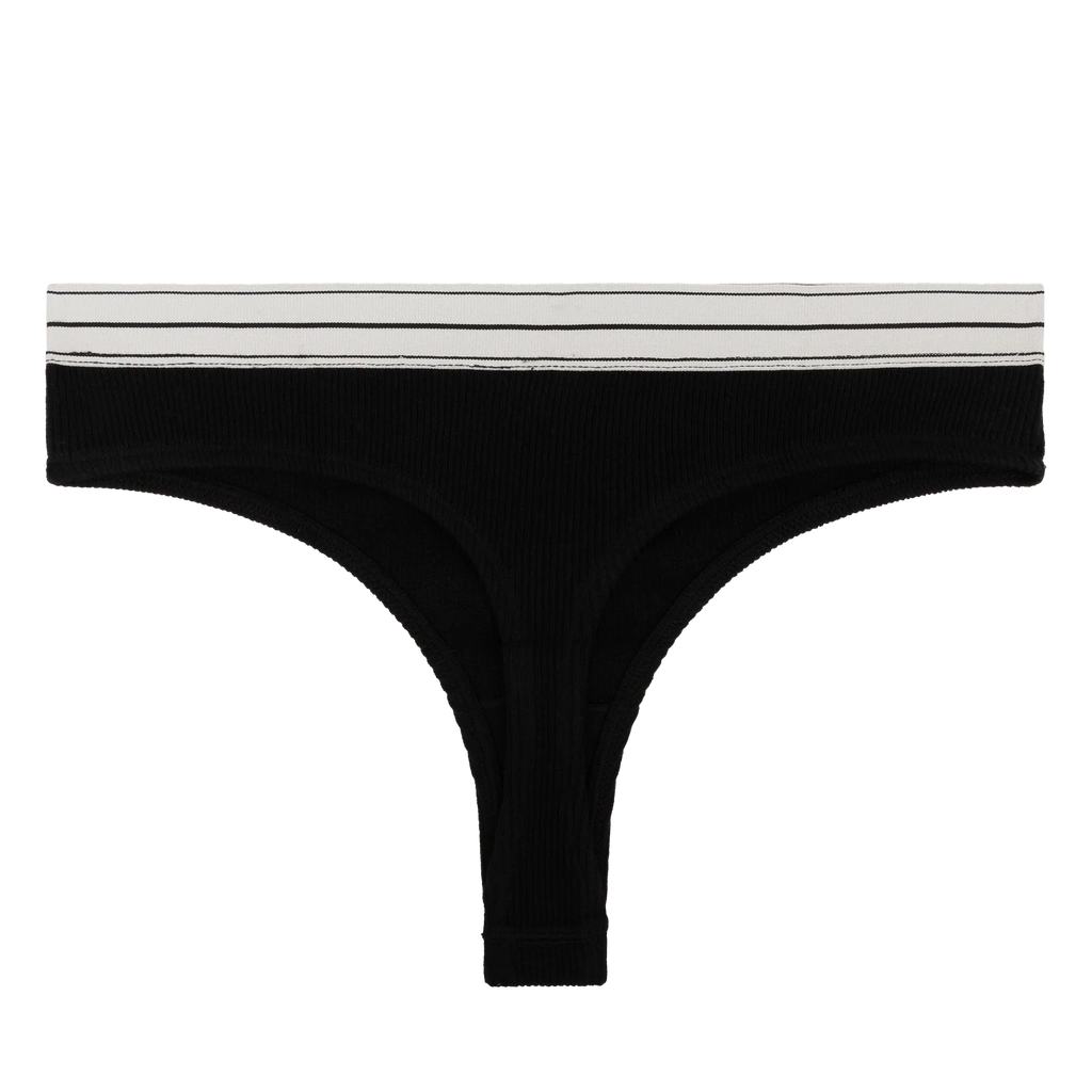 Lima Black Comfy String Briefs