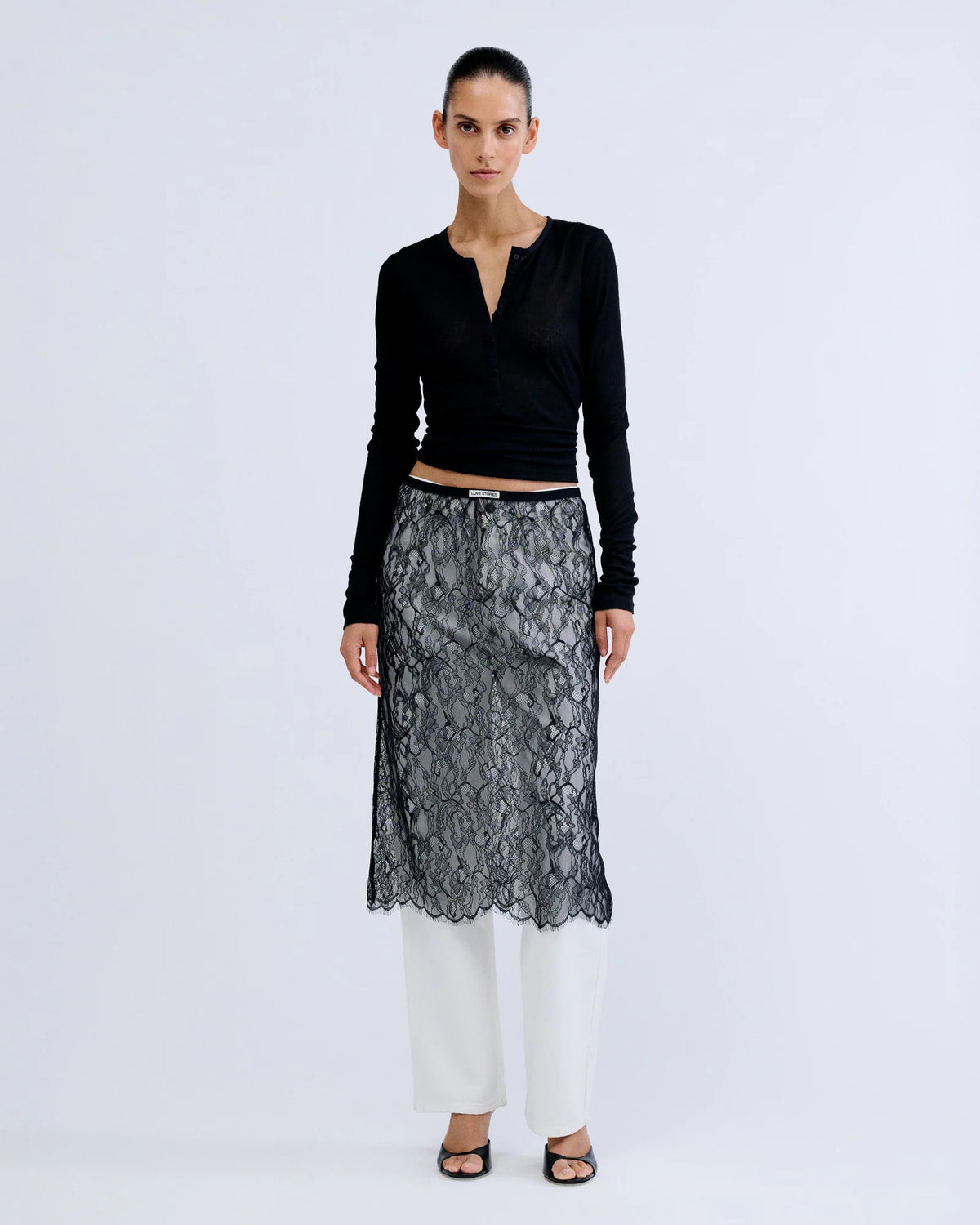 Mia Elegant Mid-Waist Skirt
