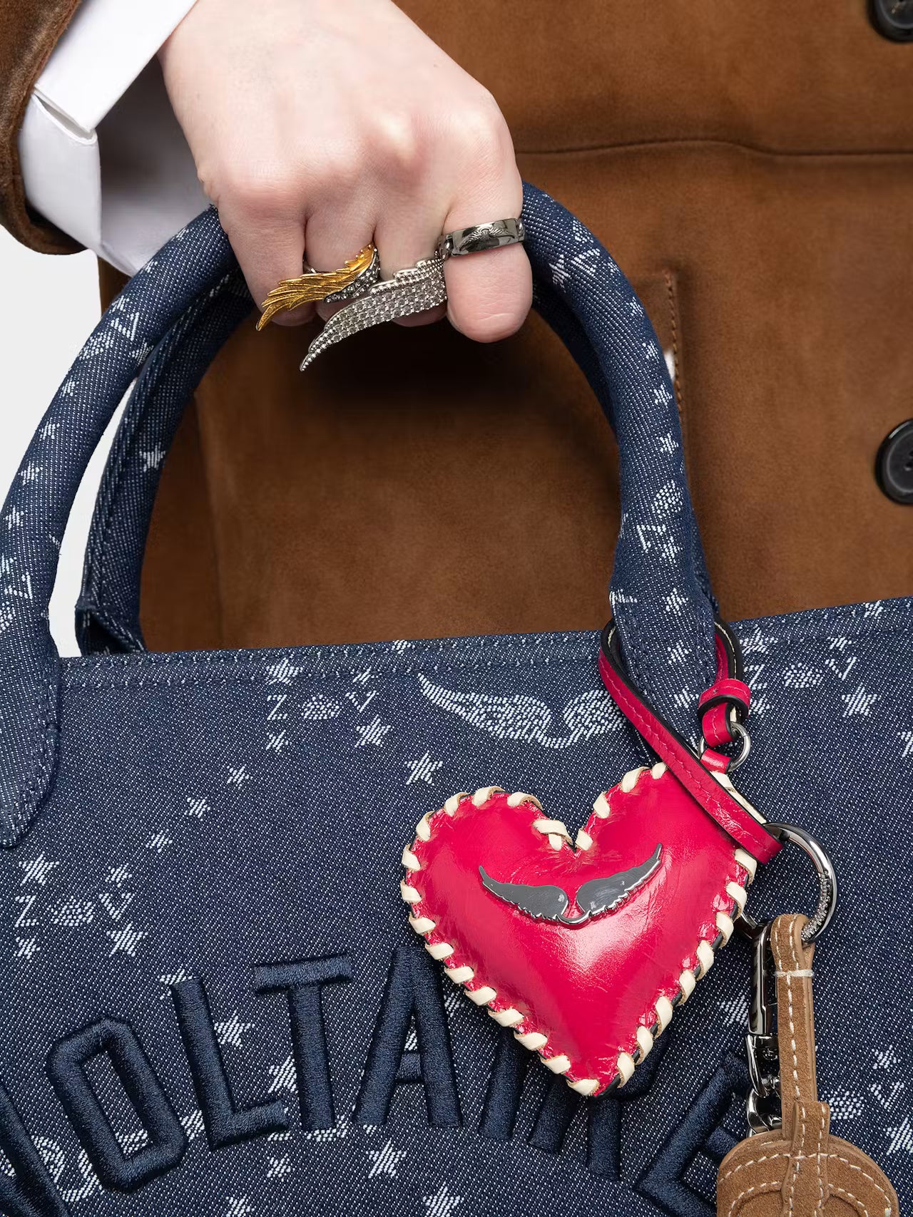 Keyring Heart Tag