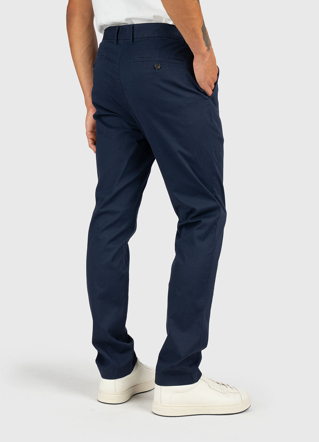 Slim-Fit Cotton Pants