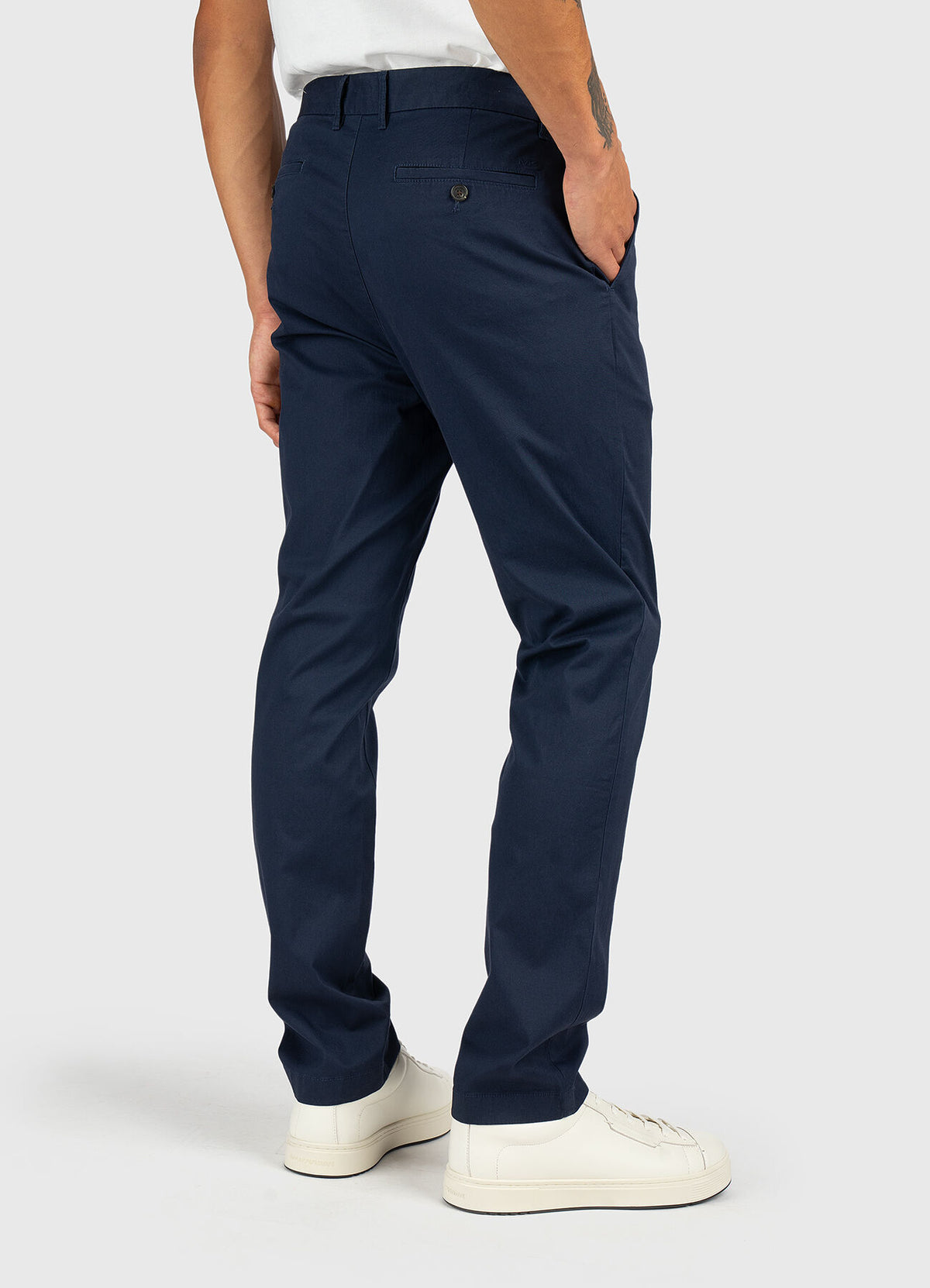 Slim-Fit Cotton Pants