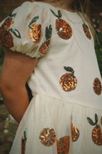 Orange Tulle Dress