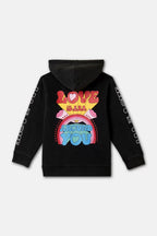 Girls Washed Black Sweater