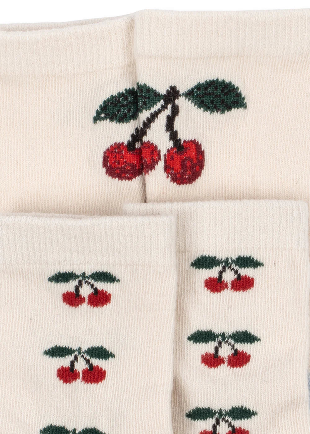 2-Pack Jacquard Cherry Socks