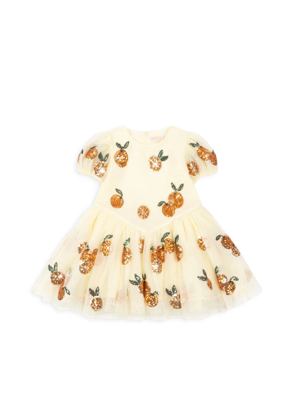 Orange Tulle Dress