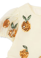 Orange Tulle Dress
