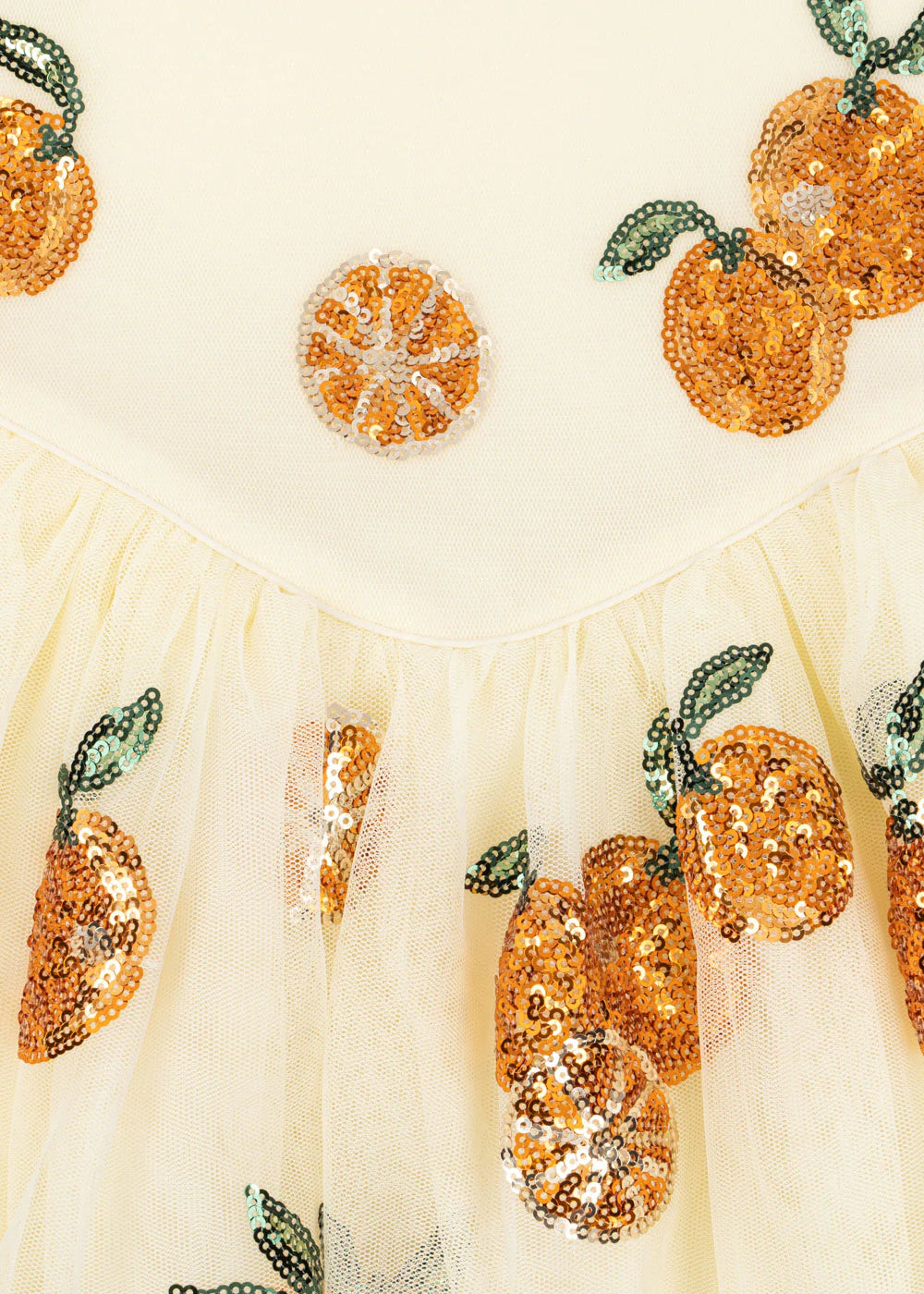 Orange Tulle Dress