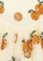 Orange Tulle Dress