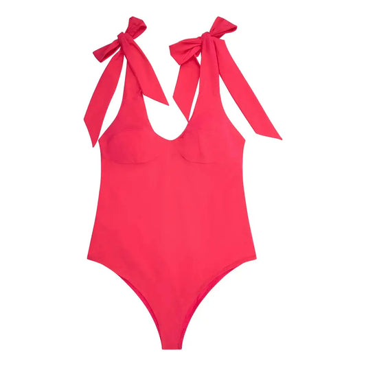 Madelyn Bow Straps Swimsuit