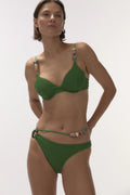 Romeo Green Two-Piece Swim