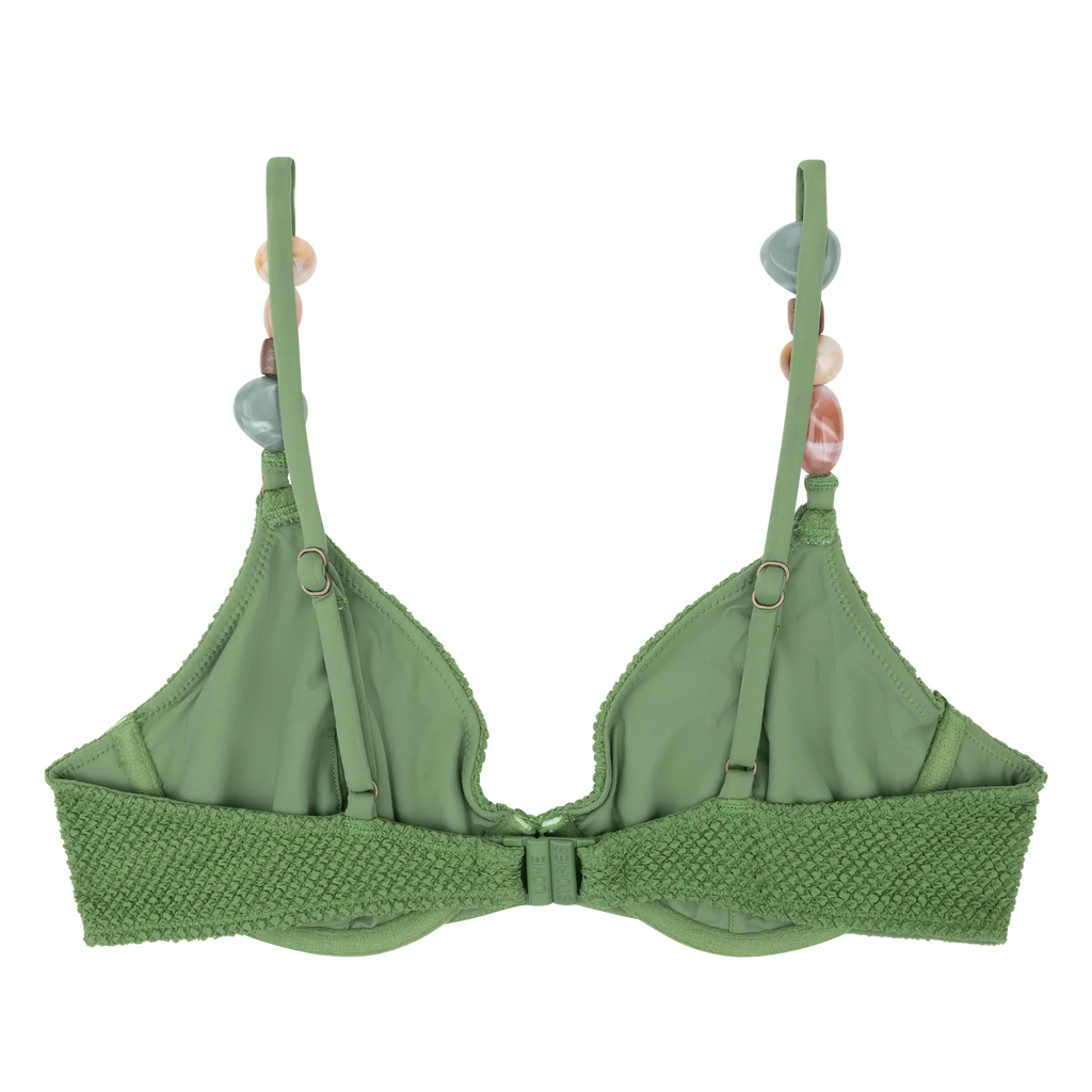 Romeo Green Two-Piece Swim