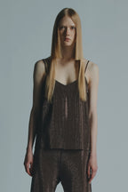 Micro-Studded Viscose Top