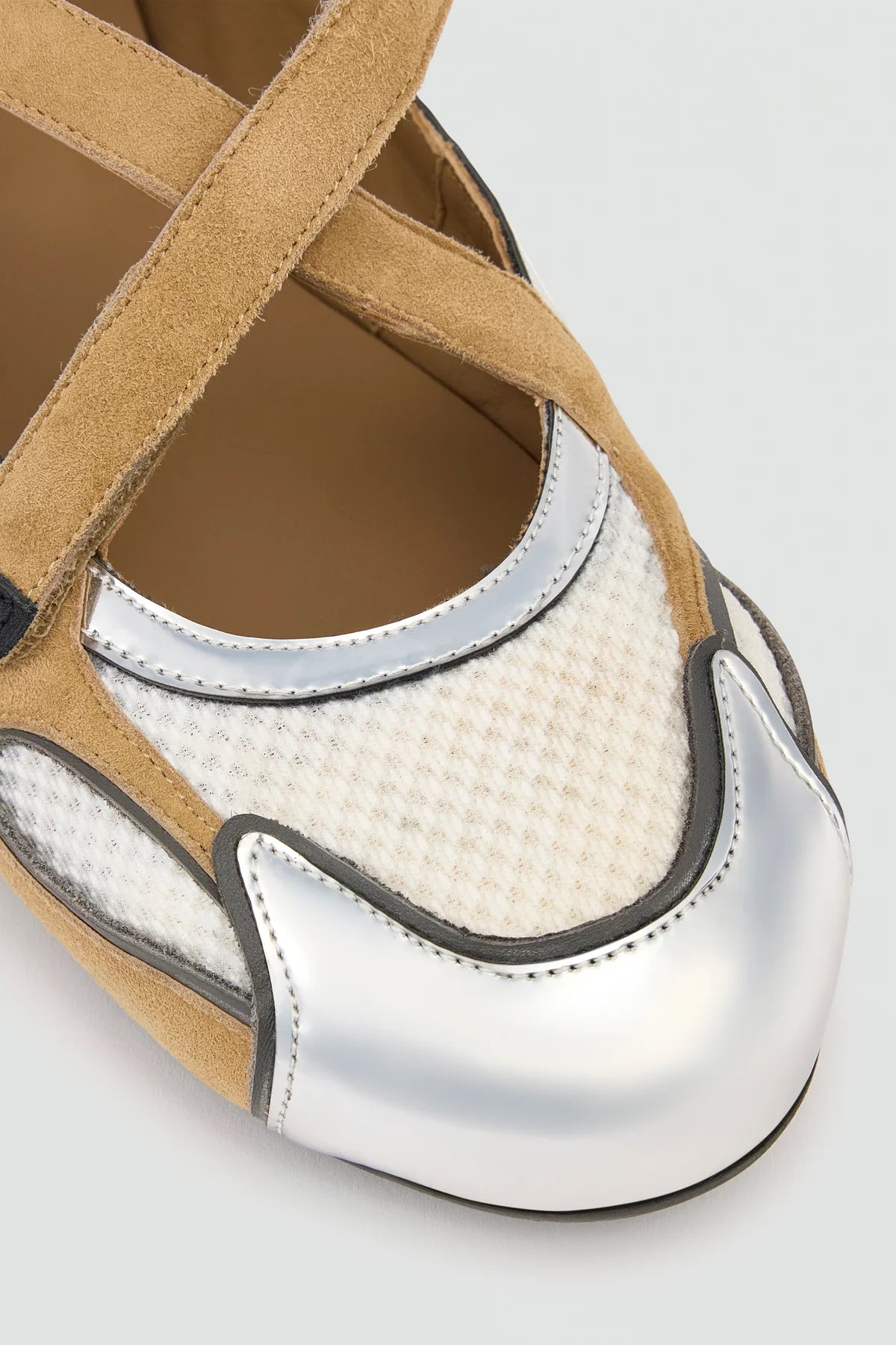 Technical Ballerina Flats