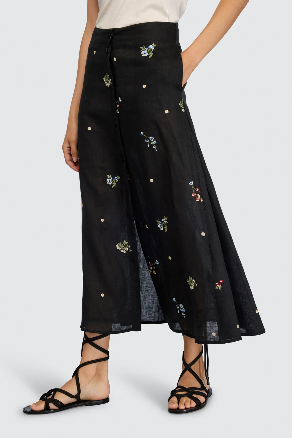 Faustine Linen Skirt
