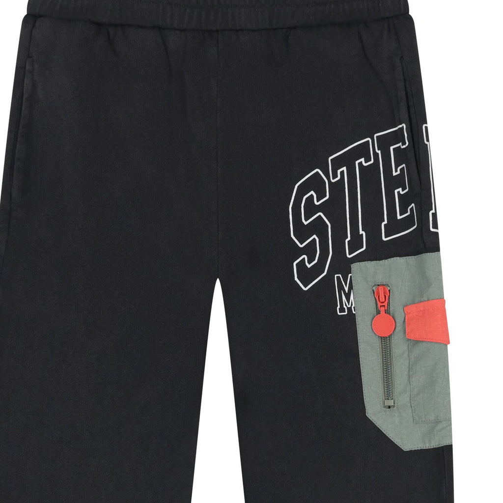 Boys Black Joggers