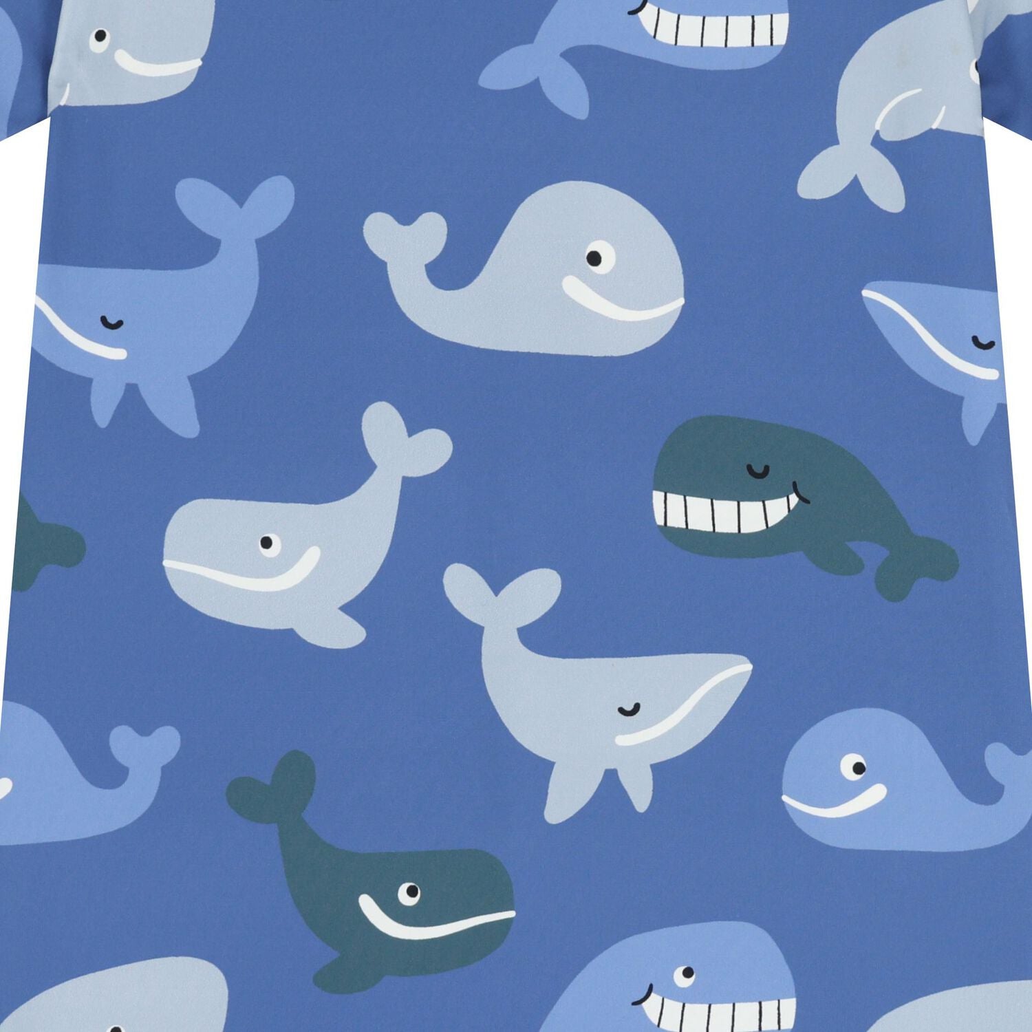 Whale Print Shortie Swimsuit