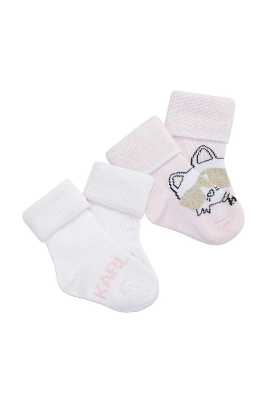 2-Pack Baby Pink Socks