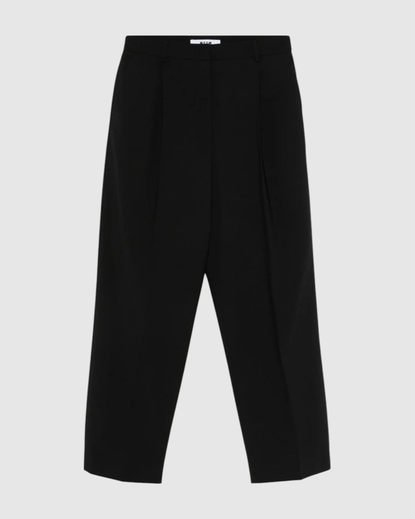 Black Cropped Trousers